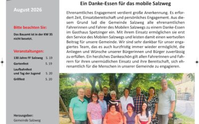 Mitteilungsblatt August 2026